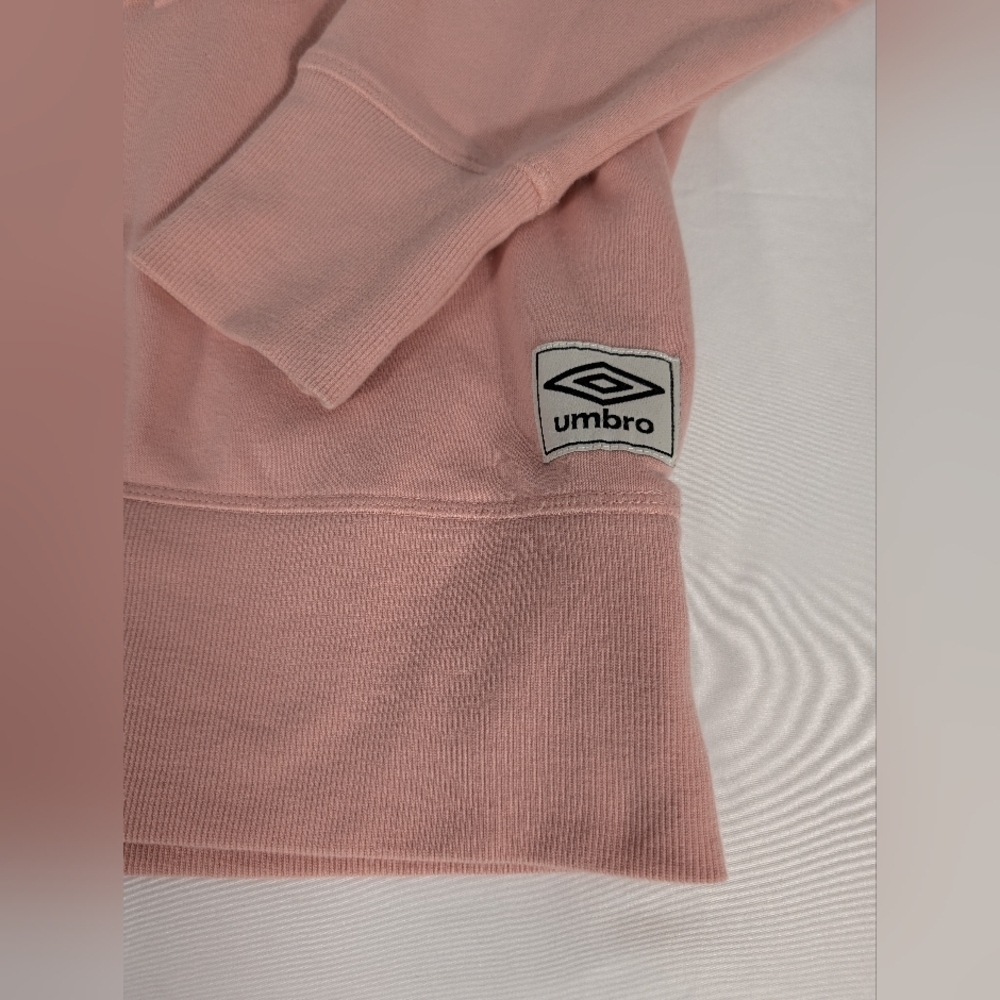 Women's Umbro Blush Pink Women's Pull Over Hoodie Size Xl View 5